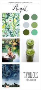 Visual inspiration for August