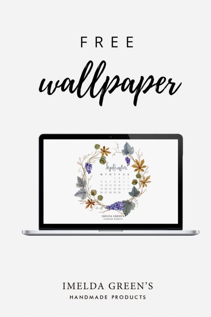 Hand-painted wallpaper calendar free download