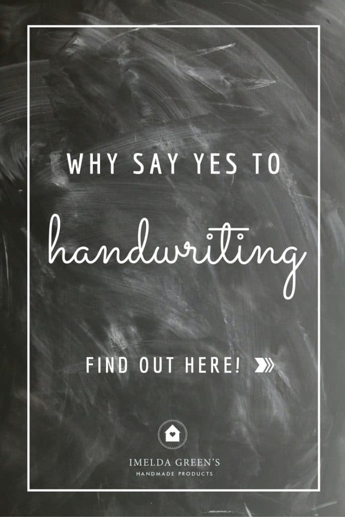 Say yes to handwriting!