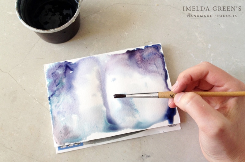 Watercolor tutorial - the solar system