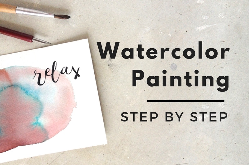 Relax watercolor tutorial