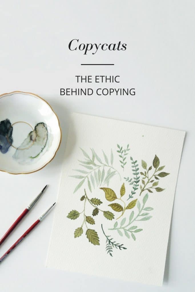 The ethic of copying artwork