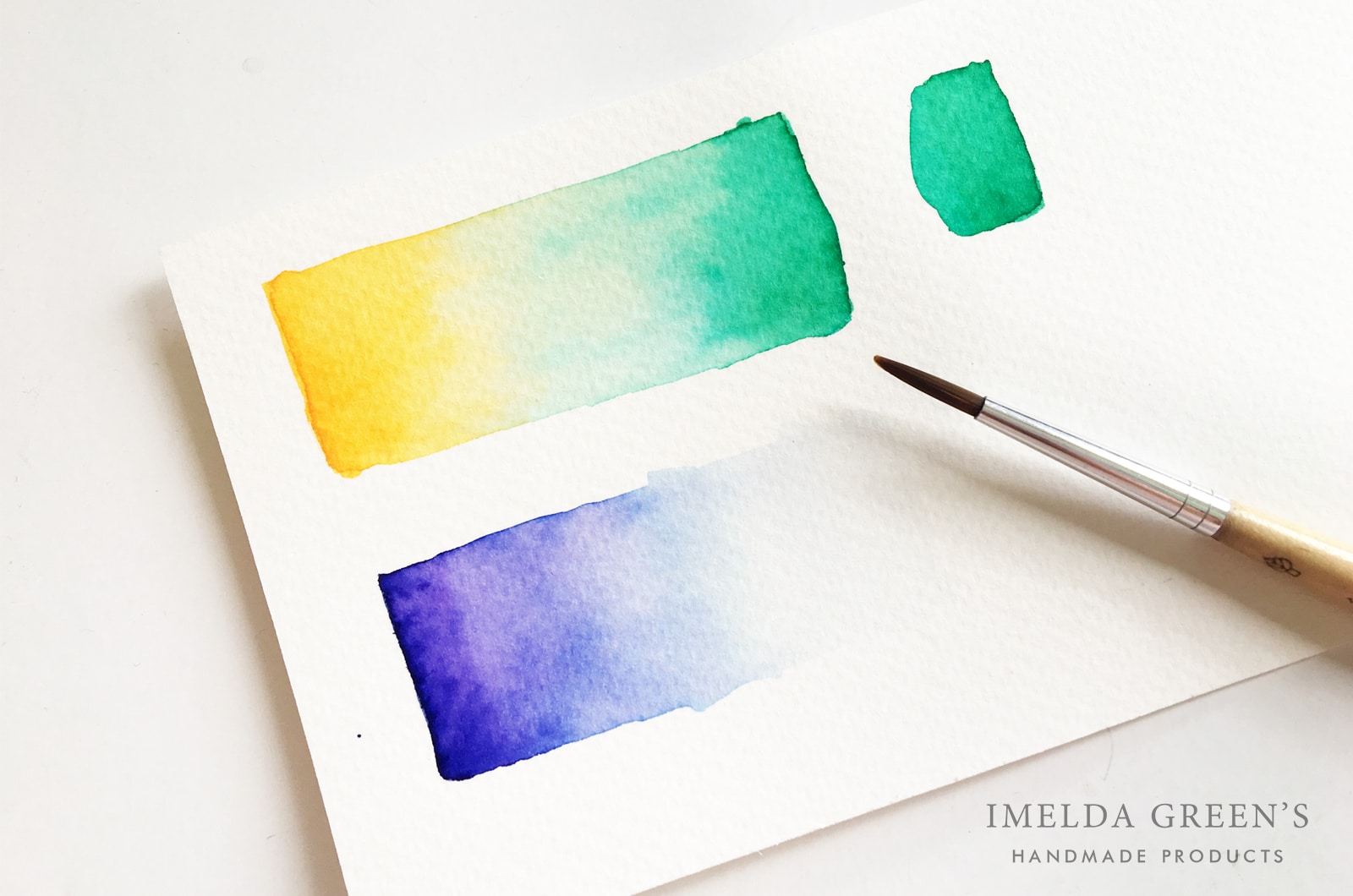 Using Tombow brush pens as watercolor | experimenting