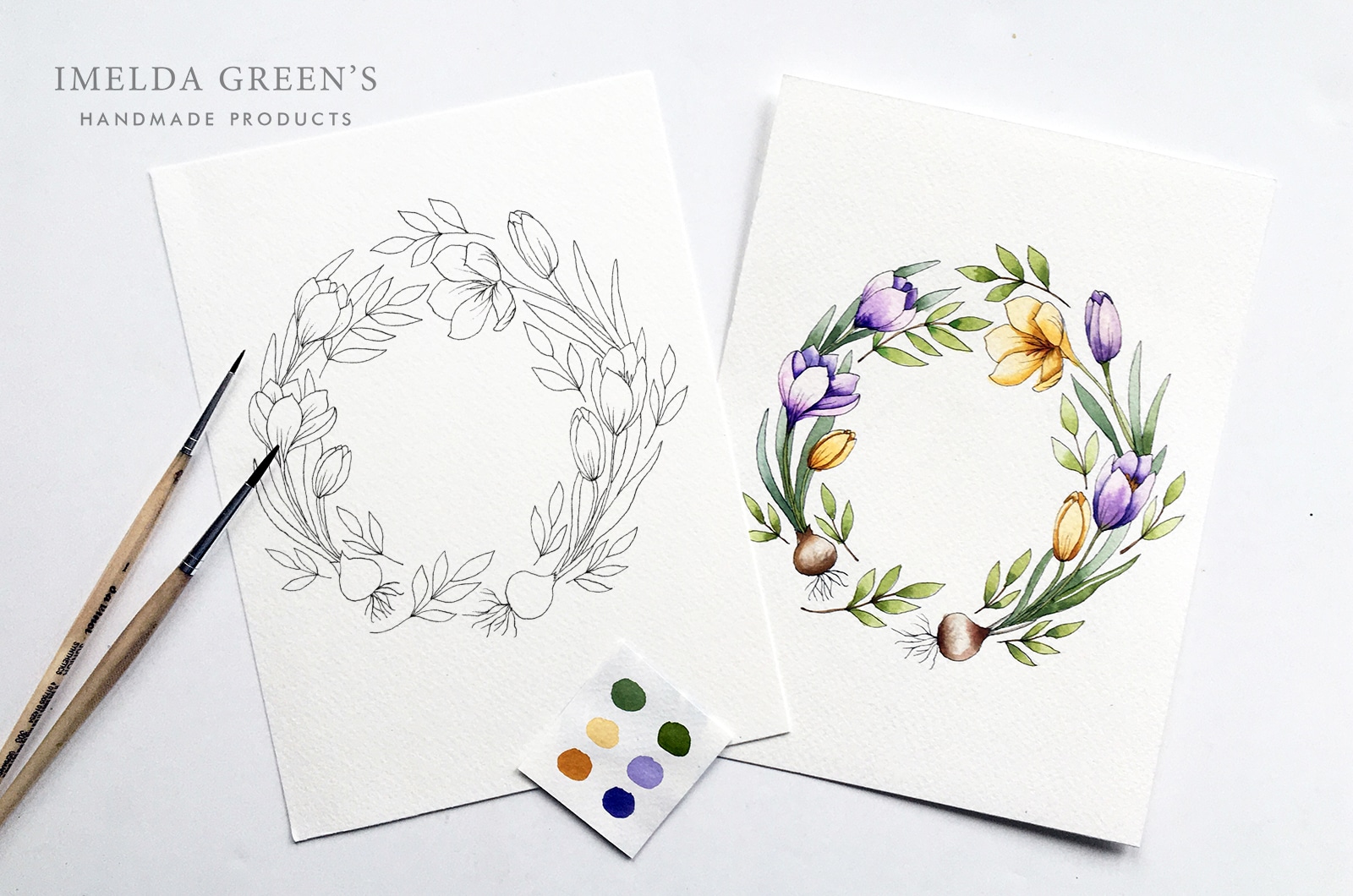 New medium #4 - Masking fluid - IMELDA GREEN'S