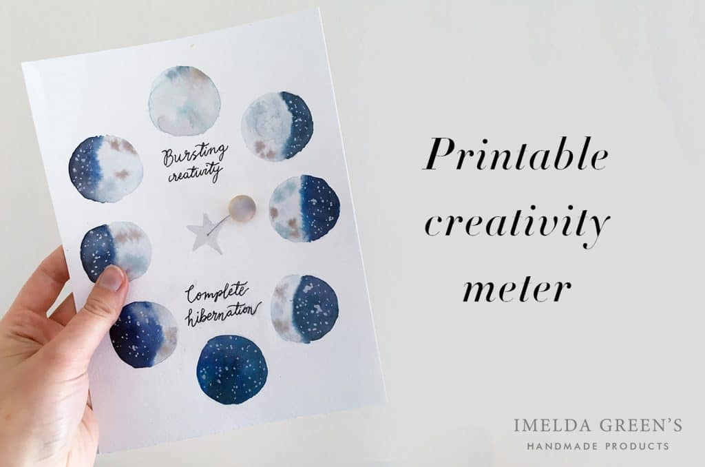 Creativity meter | free printable