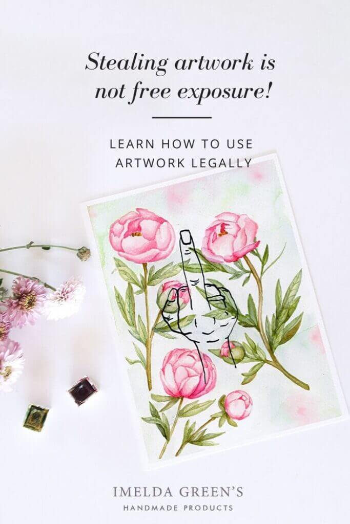 Art theft is not free exposure! - learn how to use artwork legally