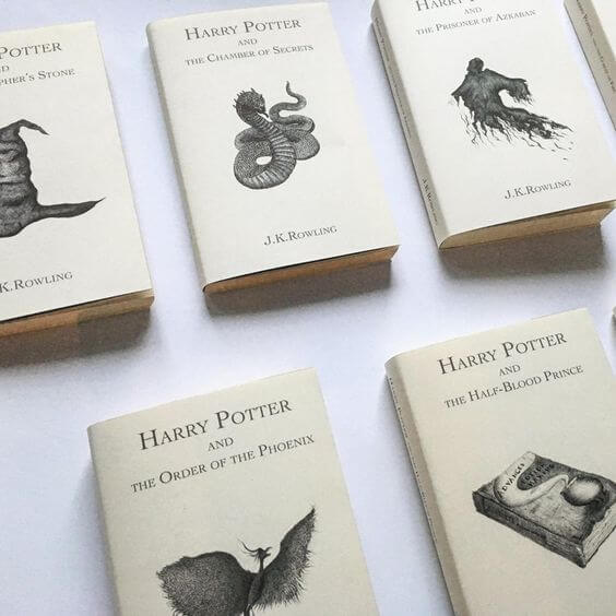 Harry Potter covers that please a graphic designer - Minimal Planets