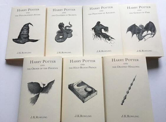 Harry Potter covers that please a graphic designer - Minimal Planets