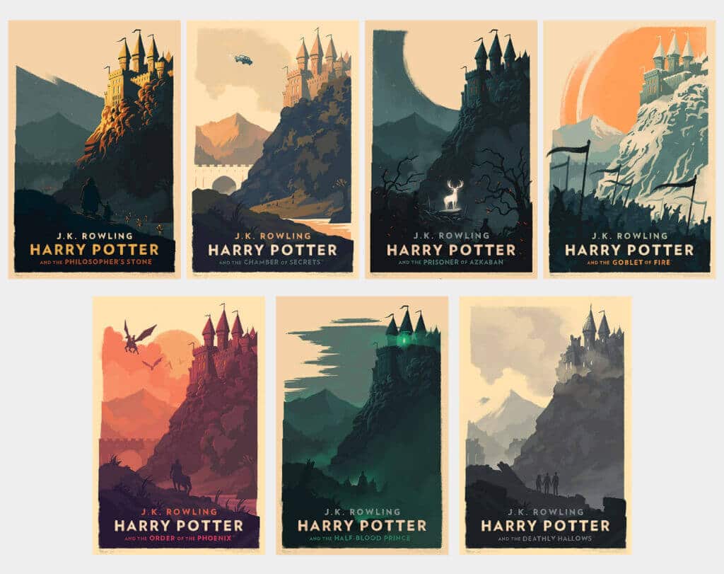 Harry Potter covers that please a graphic designer - Olly Moss