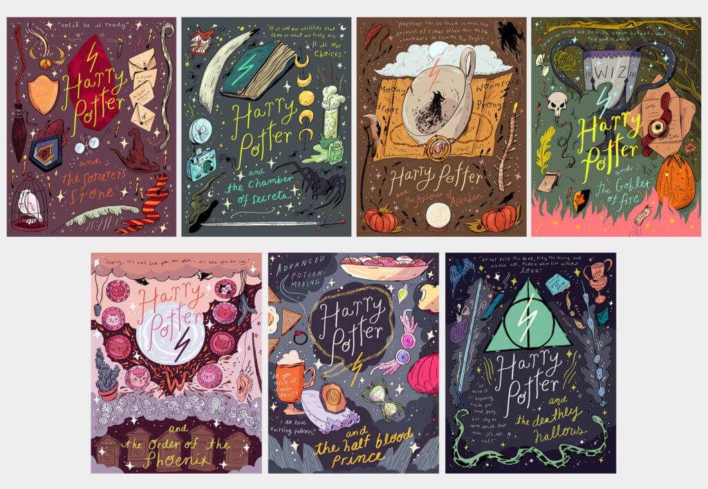 Harry Potter covers that please a graphic designer - Natalie Andrewson