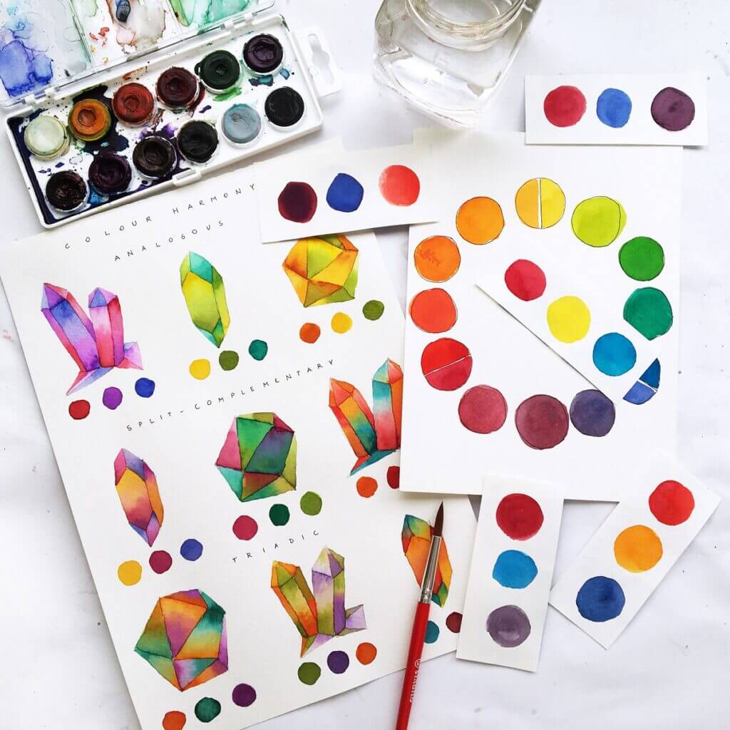 Colour mixing in watercolour like a pro