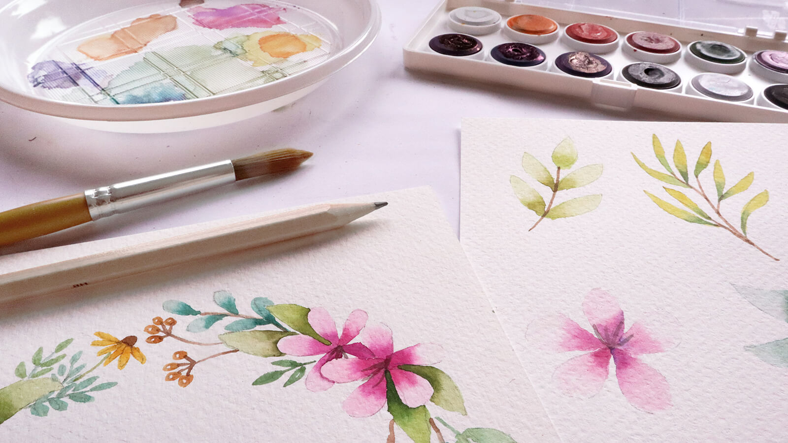 How To Watercolor For Beginners Tutorial – ZenARTSupplies